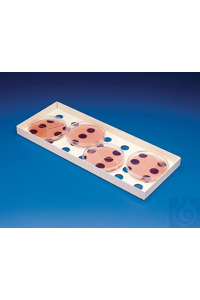 SP Bel-Art Petri Dish Incubation Tray; 13¾ x 5? x? in., Steel